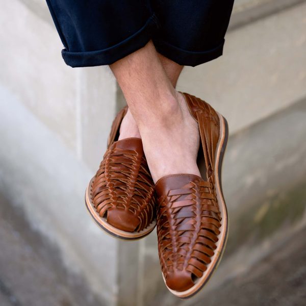 Men's Huarache Sandal Brandy - Image 5