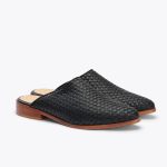 Ama Woven Mule Woven Black - Image 2