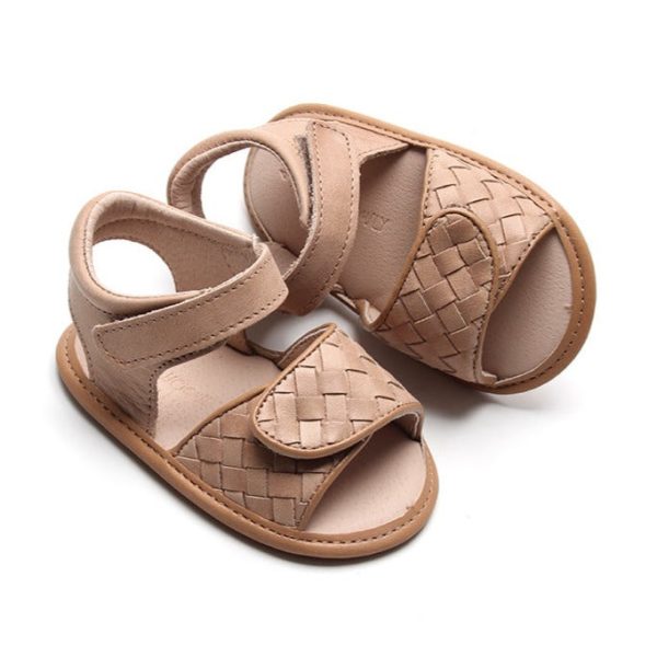 Woven Soft Sole Sandal Stone