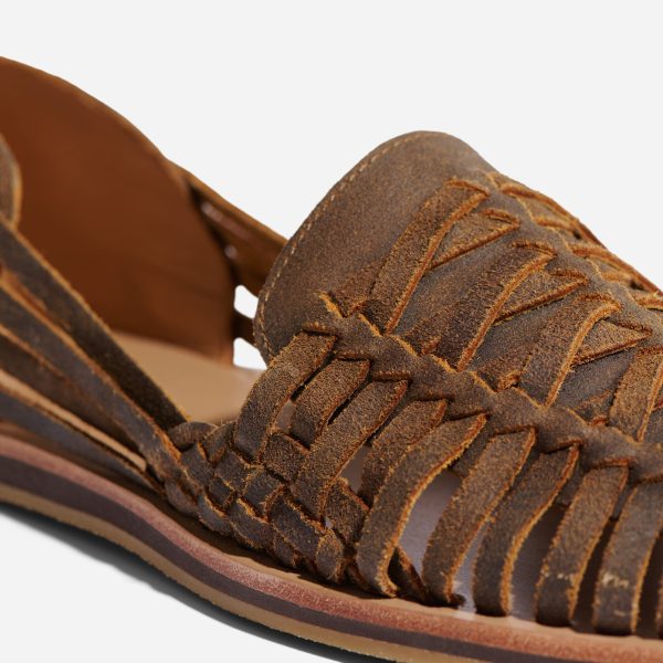 Men's Huarache Sandal Waxed Brown - Image 2