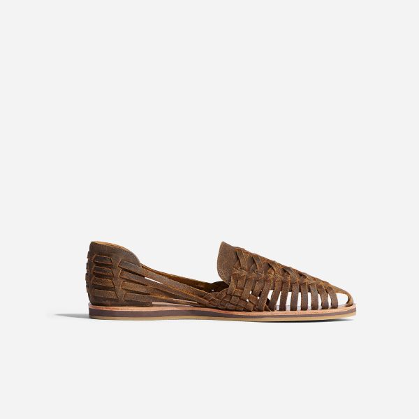 Men's Huarache Sandal Waxed Brown - Image 3