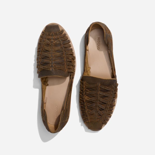Men's Huarache Sandal Waxed Brown - Image 5