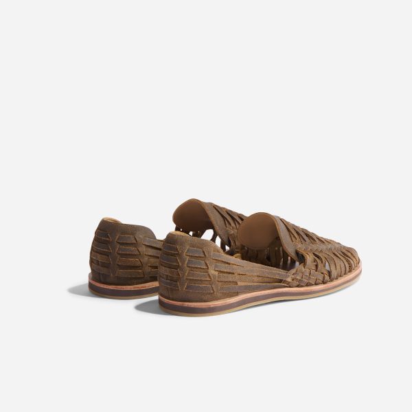 Men's Huarache Sandal Waxed Brown - Image 6