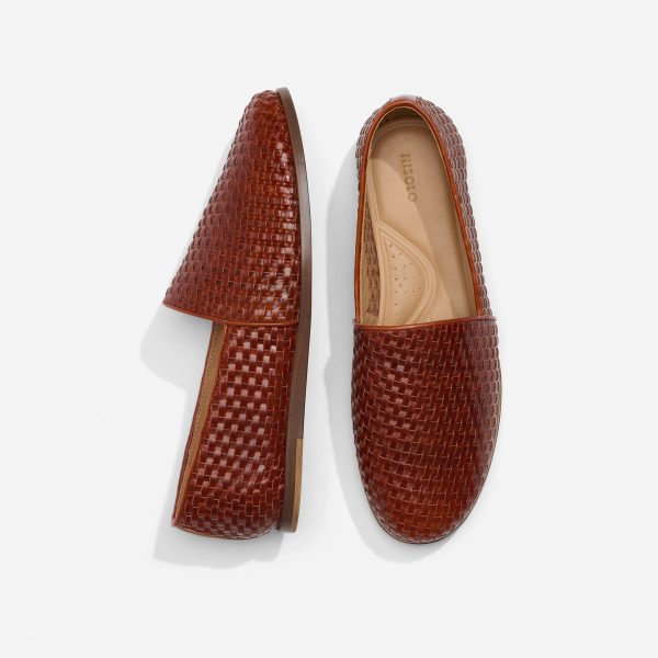 Alejandro Woven Slip-On 2.0 Woven Brandy - Image 2