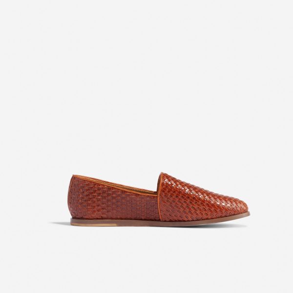 Alejandro Woven Slip-On 2.0 Woven Brandy - Image 3