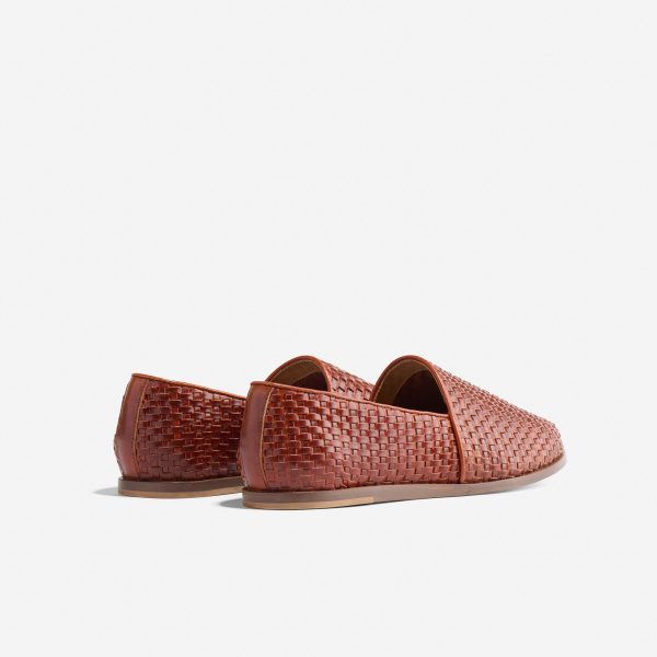 Alejandro Woven Slip-On 2.0 Woven Brandy - Image 4