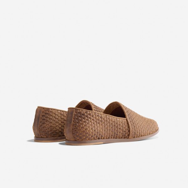 Alejandro Woven Slip-On 2.0 Woven Tobacco - Image 3