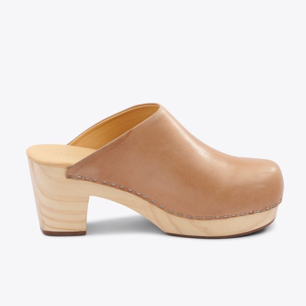All-Day Heeled Clog Almond - Image 2