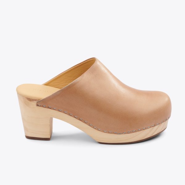 All-Day Heeled Clog Almond - Image 5