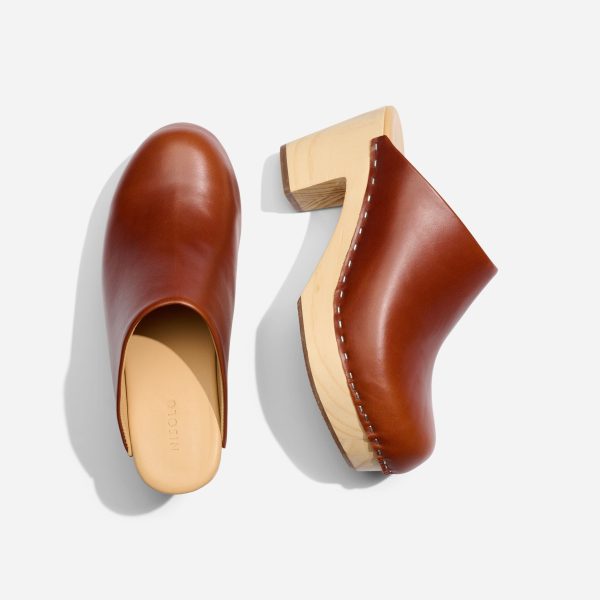 All-Day Heeled Clog Brandy - Image 4