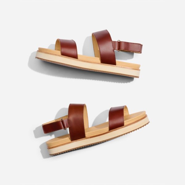Go-To Flatform Sandal Brandy - Image 4