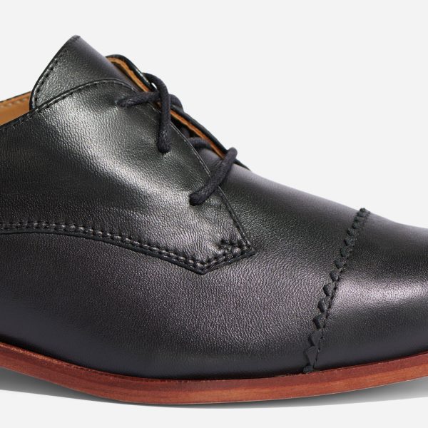 Emilia Cap Toe Oxford Black - Image 8