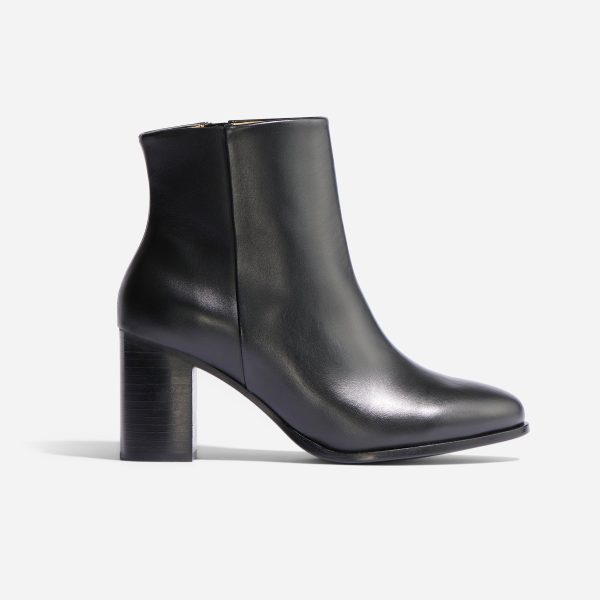 Lia Heeled Bootie Black - Image 8