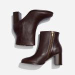 Lia Heeled Bootie Wine - Image 4