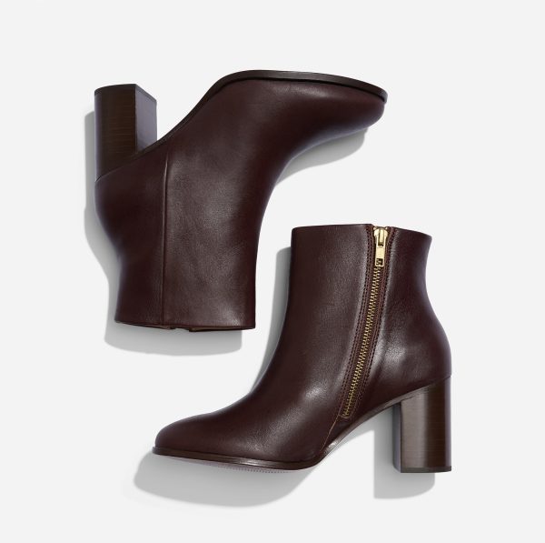 Lia Heeled Bootie Wine - Image 4