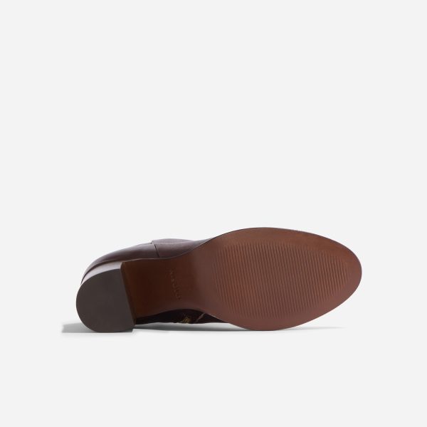 Lia Heeled Bootie Wine - Image 8