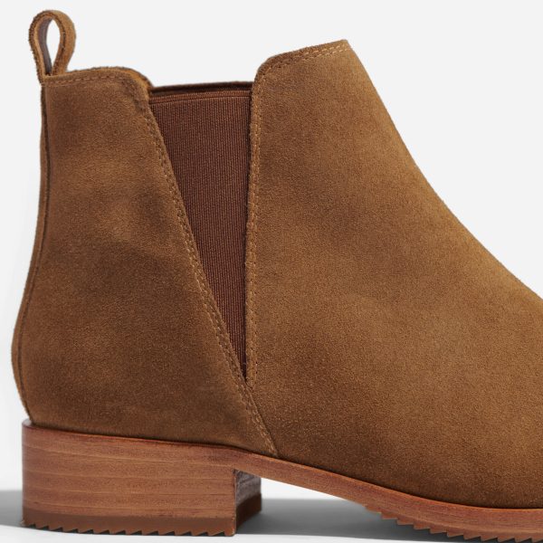 Eva Everyday Chelsea Boot Taupe Suede - Image 7