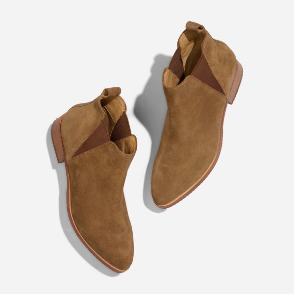 Eva Everyday Chelsea Boot Taupe Suede - Image 8