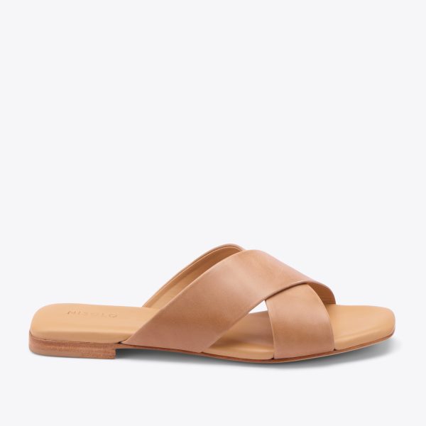 Catalina Slide Sandal Almond - Image 4