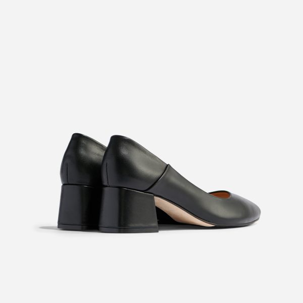 Fiorela Go-To Mid Heel Black - Image 3