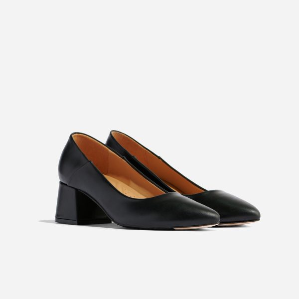 Fiorela Go-To Mid Heel Black - Image 4