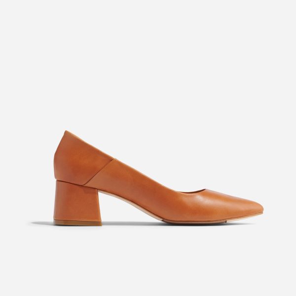 Fiorela Go-To Mid Heel Caramel - Image 2