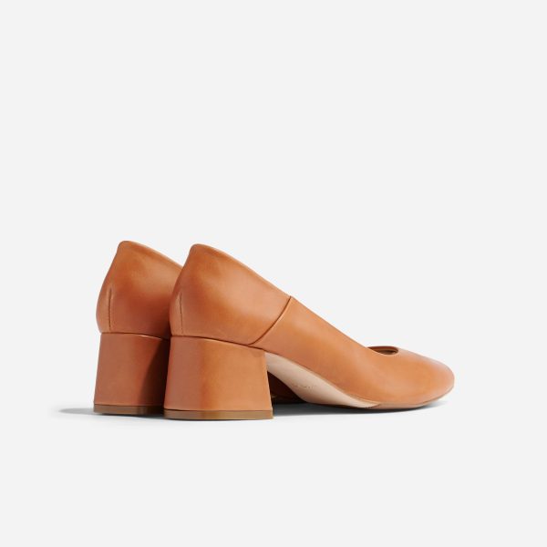 Fiorela Go-To Mid Heel Caramel - Image 3