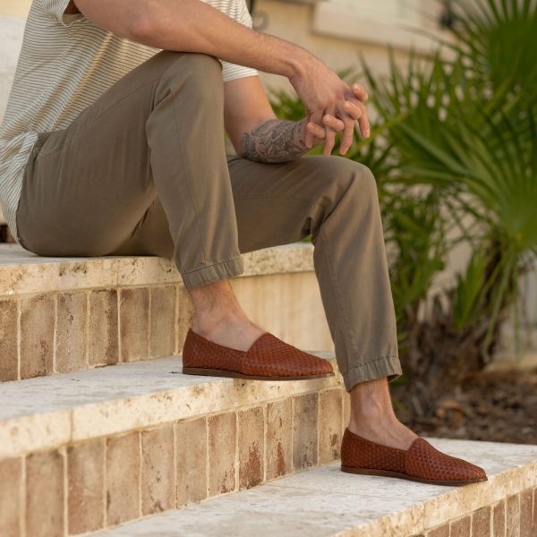 Alejandro Woven Slip-On 2.0 Woven Brandy - Image 6