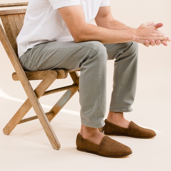Alejandro Woven Slip-On 2.0 Woven Tobacco - Image 5