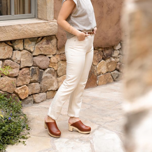 All-Day Heeled Clog Brandy - Image 6