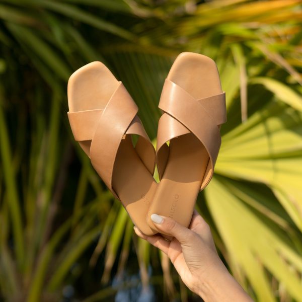 Catalina Slide Sandal Almond - Image 6