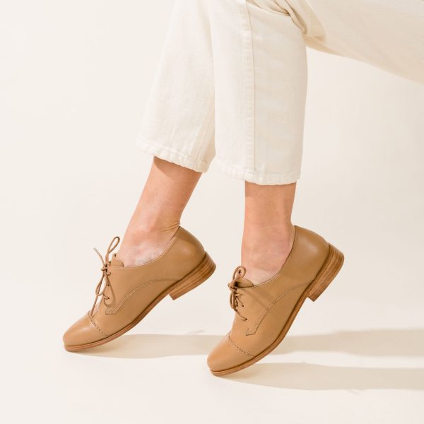 Emilia Cap Toe Oxford Almond - Image 2