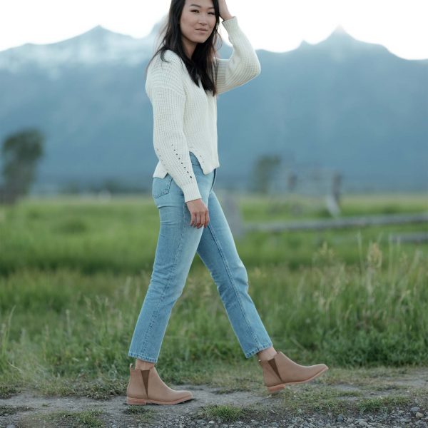 Eva Everyday Chelsea Boot Almond - Image 13